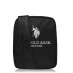 Мужская сумка US Polo Assn Bump Nylon Flight Bag Black/Black 005