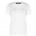 Женская футболка Diesel Small Logo T Shirt 100 White