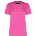 Женская футболка Diesel Small Logo T Shirt 3BA Pink