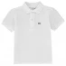 Детская футболка Lacoste Junior Boys Pique Logo Polo Shirt White 001