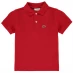 Детская футболка Lacoste Junior Boys Pique Logo Polo Shirt Red