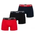 Мужская пижама Boss 3 Pack Boxer Shorts Red/Navy/Blk974