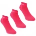 adidas Essentials Ankle 3 Pack Socks Pink/White