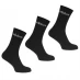 adidas Half-Cushioned Crew 3 Pack Socks Black/White