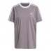 Жіноча футболка adidas 3 Stripe T-Shirt Charcoal