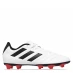 adidas Goletto Junior Firm Ground Football Boots Junior Boys White/Solar Red