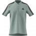 Мужская футболка поло adidas Mens Cotton 3-Stripes Polo Shirt Grey