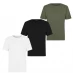 Мужская футболка Paul Smith 3 Pack Lounge T Shirts Blck/Grn/Wht 3A