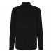 Мужская рубашка Pierre Cardin Long Sleeve Shirt Mens Plain Black