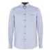 Мужская рубашка Pierre Cardin Long Sleeve Shirt Mens Blue/Navy Geo