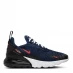 Nike Air Max 270 React Junior Trainers Navy/Red