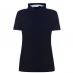 Женская футболка Calvin Klein Golf Sleeve Cotton Polo Shirt Ladies Navy