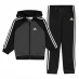 Детский спортивный костюм adidas Stripe Fleece Tracksuit Infants Black/Grey/Wht