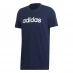 Мужская футболка adidas Essentials Single Jersey Linear Embroidered Logo T-Shirt Mens Navy Linear