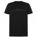 Мужская футболка adidas Essentials Single Jersey Linear Embroidered Logo T-Shirt Mens Black/Black