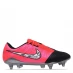 Мужские бутсы Nike Phantom Hypervenom Soft Ground Football Boots Red/Silver