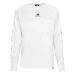 Мужская футболка New Balance Essential Long Sleeve T Shirt Mens White