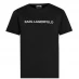 Детская футболка KARL LAGERFELD Junior Boys Basic Print T Shirt BLACK