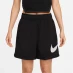 Детские шорты Nike Sportswear Essential Women's High-Rise Woven Shorts Black/White