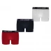 Детское нижнее белье Lyle and Scott 3 Pack Trunks White/Navy/Red