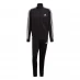 Мужской спортивный костюм adidas Primegreen Essentials 3-Stripes Track Suit Mens Black / White
