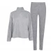 Linea Turtle Neck Loungewear Top and Joggers Co Ord Set Grey