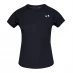 Женская футболка Under Armour Stripe T Shirt Ladies Black