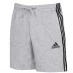 Мужские шорты adidas Essentials 3 Stripe Fleece Shorts Mens Grey/Black