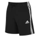 Мужские шорты adidas Essentials 3 Stripe Fleece Shorts Mens Black/White