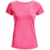 Жіноча футболка Under Armour Womens Short Sleeve Performance Tee Pink