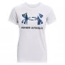 Женская футболка Under Armour UA Sportstyle Graphic Short Sleeve White/Cyan