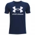 Детская футболка Under Armour UA Sportstyle Logo Short Sleeve Navy