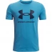 Детская футболка Under Armour UA Sportstyle Logo Short Sleeve Blue