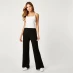Jack Wills Ribbed Lounge Knitted Trousers Black