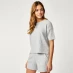 Женская футболка Jack Wills Ribbed Lounge Knitted T-Shirt Grey Marl