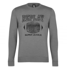 Мужской свитер Replay Replay Super League Sweater Mens