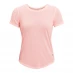 Женская футболка Under Armour Streaker Short Sleeve T Shirt Ladies Pink