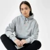 Jack Wills Relaxed Fit Embroidered Logo Hoodie Grey Marl