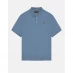 Мужская футболка поло Lyle and Scott Basic Short Sleeve Polo Shirt BlueW477