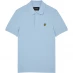 Мужская футболка поло Lyle and Scott Basic Short Sleeve Polo Shirt Light Blue W487