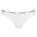 Жіноча білизна Calvin Klein Calvin Carousel Bikini Bottoms White 100