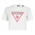 Женская футболка Guess Logo Crop T Shirt Grey H905