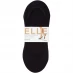 Elle Bamboo 2 Per Pack Shoe Liners Black