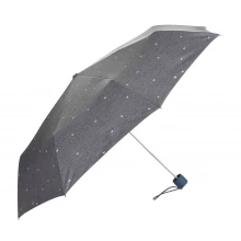 Женский зонт Fulton Super Lite Denim Hearts Umbrella