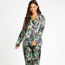 Женская пижама Chelsea Peers Satin Button Up Pyjama Set