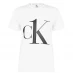 Женская пижама Calvin Klein ONE Cord Crew T Shirt Wht/Blk 7UM