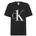 Женская пижама Calvin Klein ONE Cord Crew T Shirt Blk/Wht 3WX