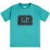 Детская футболка CP COMPANY Boys Stitch Logo T Shirt Tile Blue 825