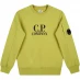 Детский свитер CP COMPANY Boys Lens Logo Sweatshirt Golden Palm 249