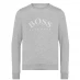 Детский свитер BOSS Junior Boys Large Logo Crew Neck Sweatshirt Grey A32
